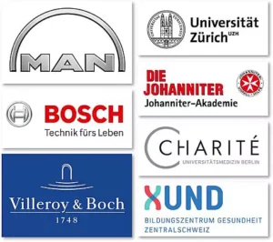 Referenzen die einen Alterssimulationsanzug AgeMan besitzen